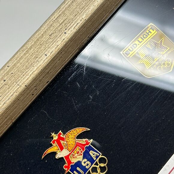 Vintage 1984 Olympic Collector Set Lapel Pins Anheuser Busch Beer Los Angeles - Picture 13 of 15